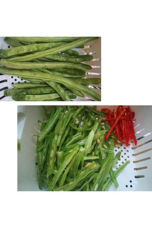 素炒四季豆(素菜)的做法 步骤1