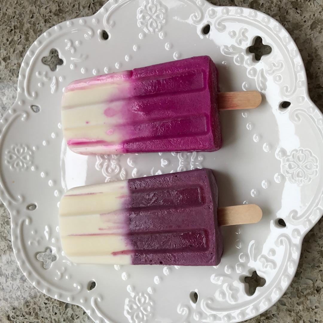 三种口味奶油水果冰棍 Creamy Fruit Popsicle