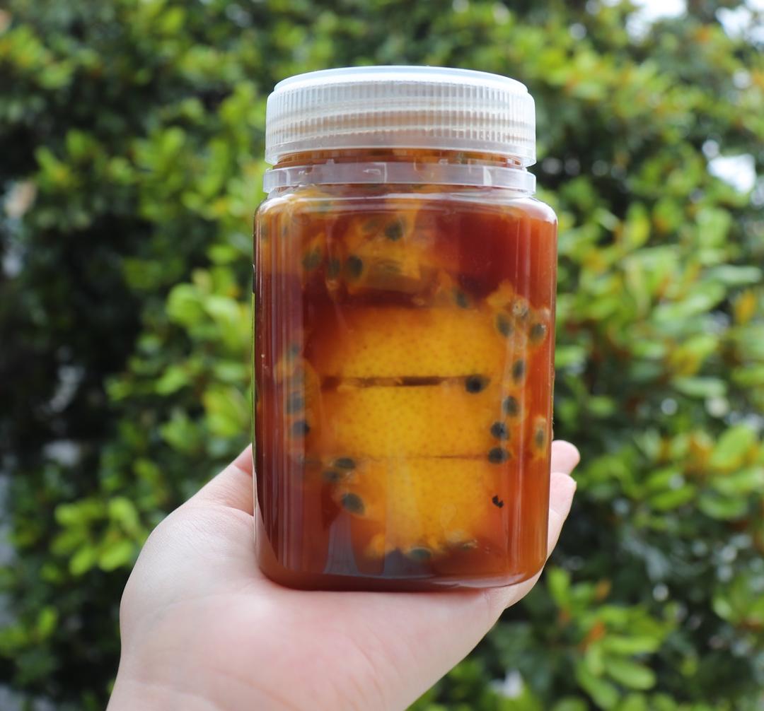 百香果柠檬冰糖蜂蜜
