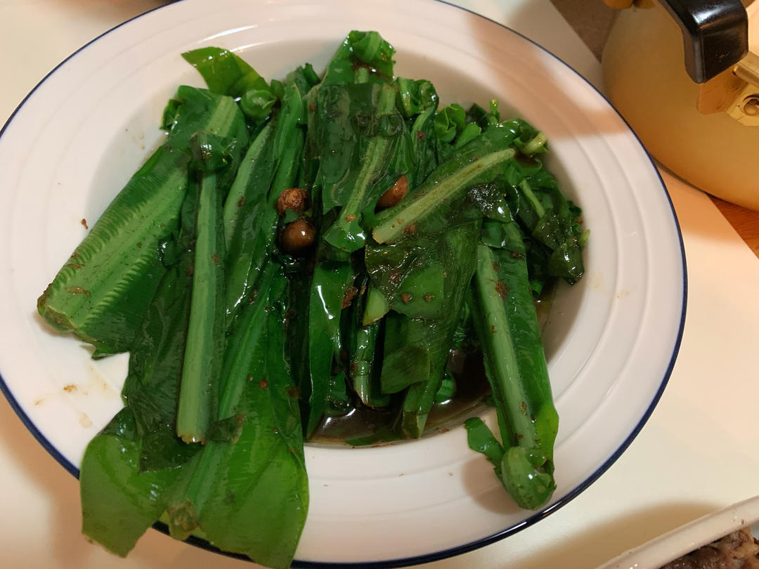 台菜～树子炒山苏