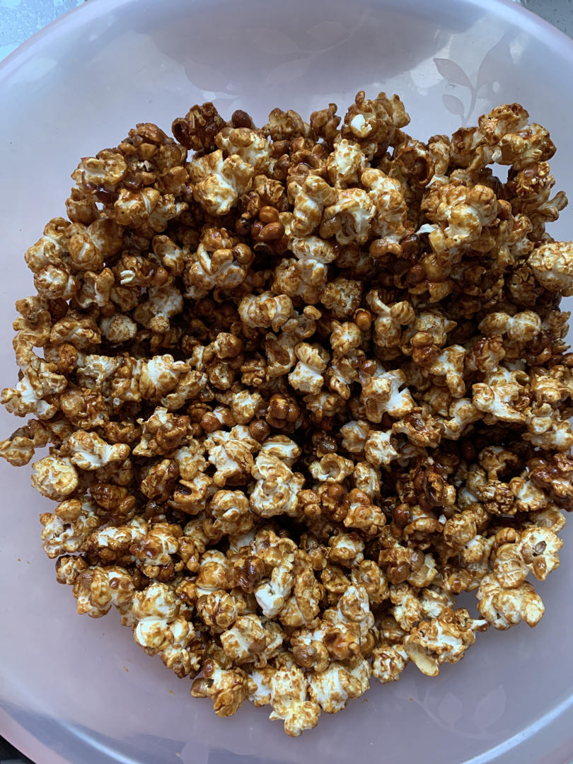 无敌好吃的焦糖海盐爆米花