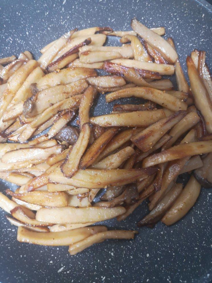 好吃到尖叫的香辣孜然杏鲍菇