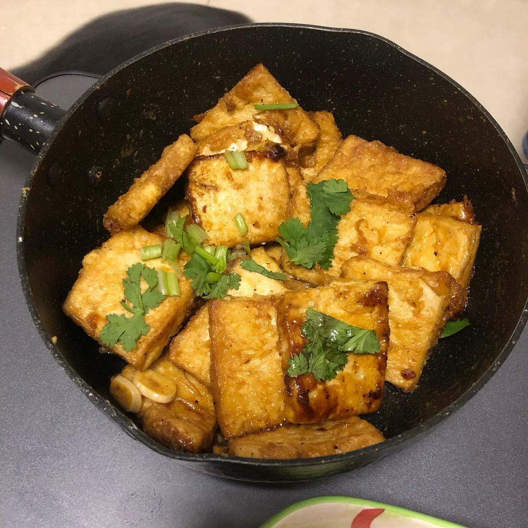 无敌好吃的香煎豆腐