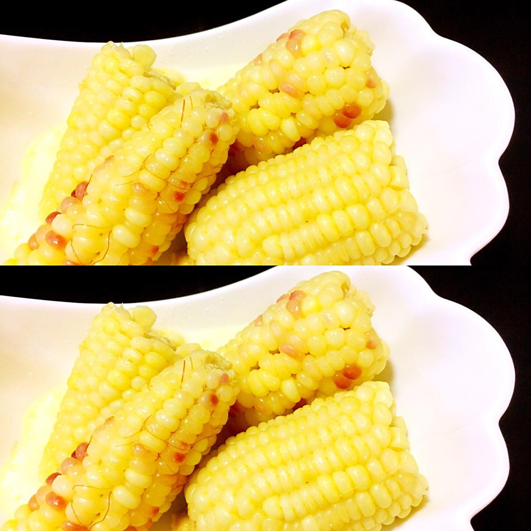 奶香煮玉米