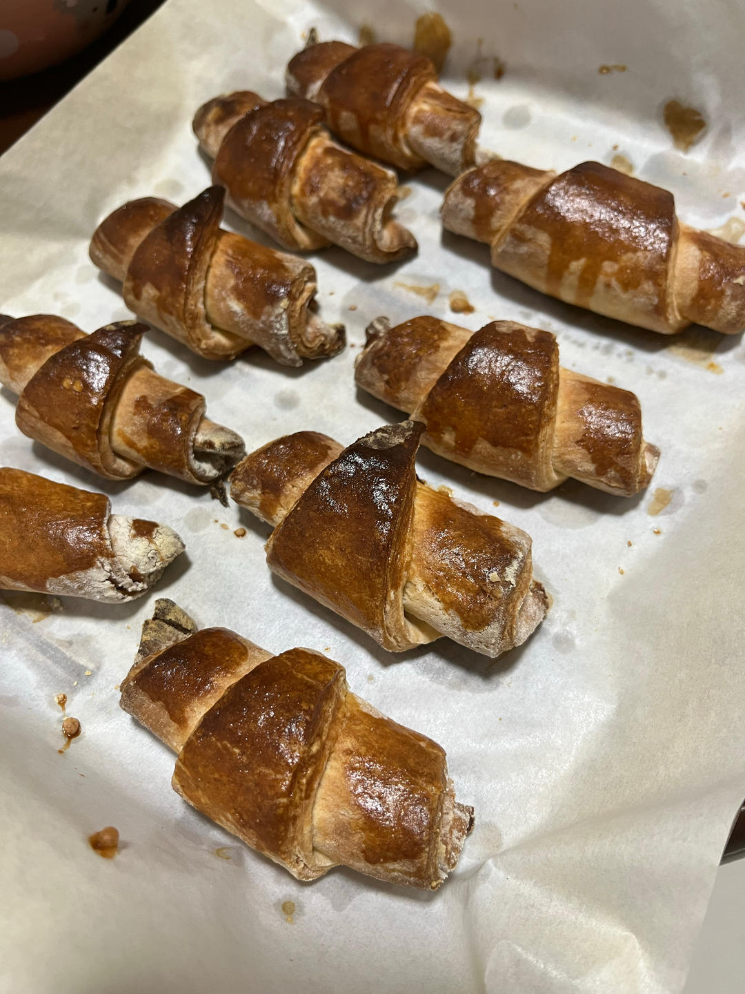 不用厨师机揉面手动开酥做出酥脆无比的可颂Croissant牛角包