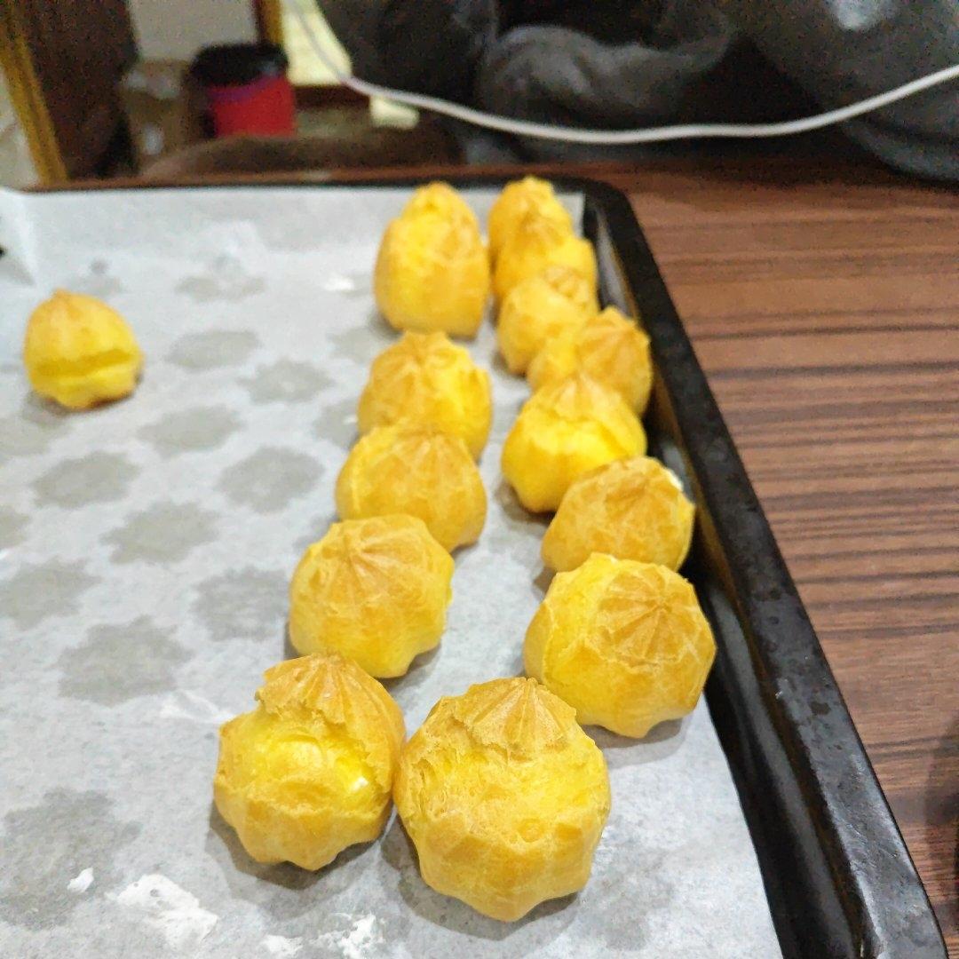 简单易成功的奶油小泡芙做法