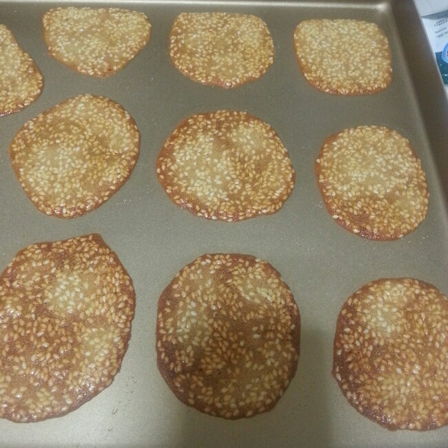 午后茶点——芝麻薄饼