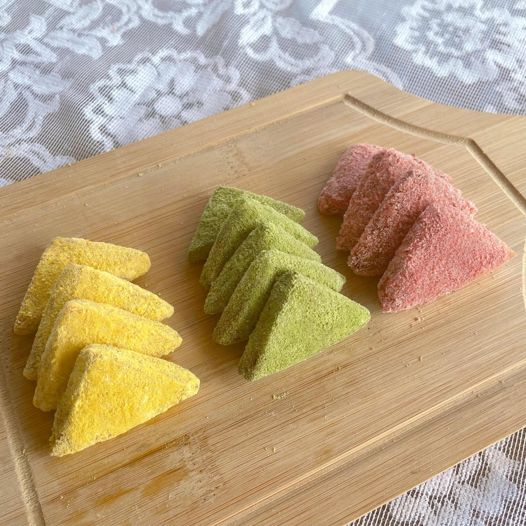 零失败｜4款日式雪绒三角酥｜超级酥脆