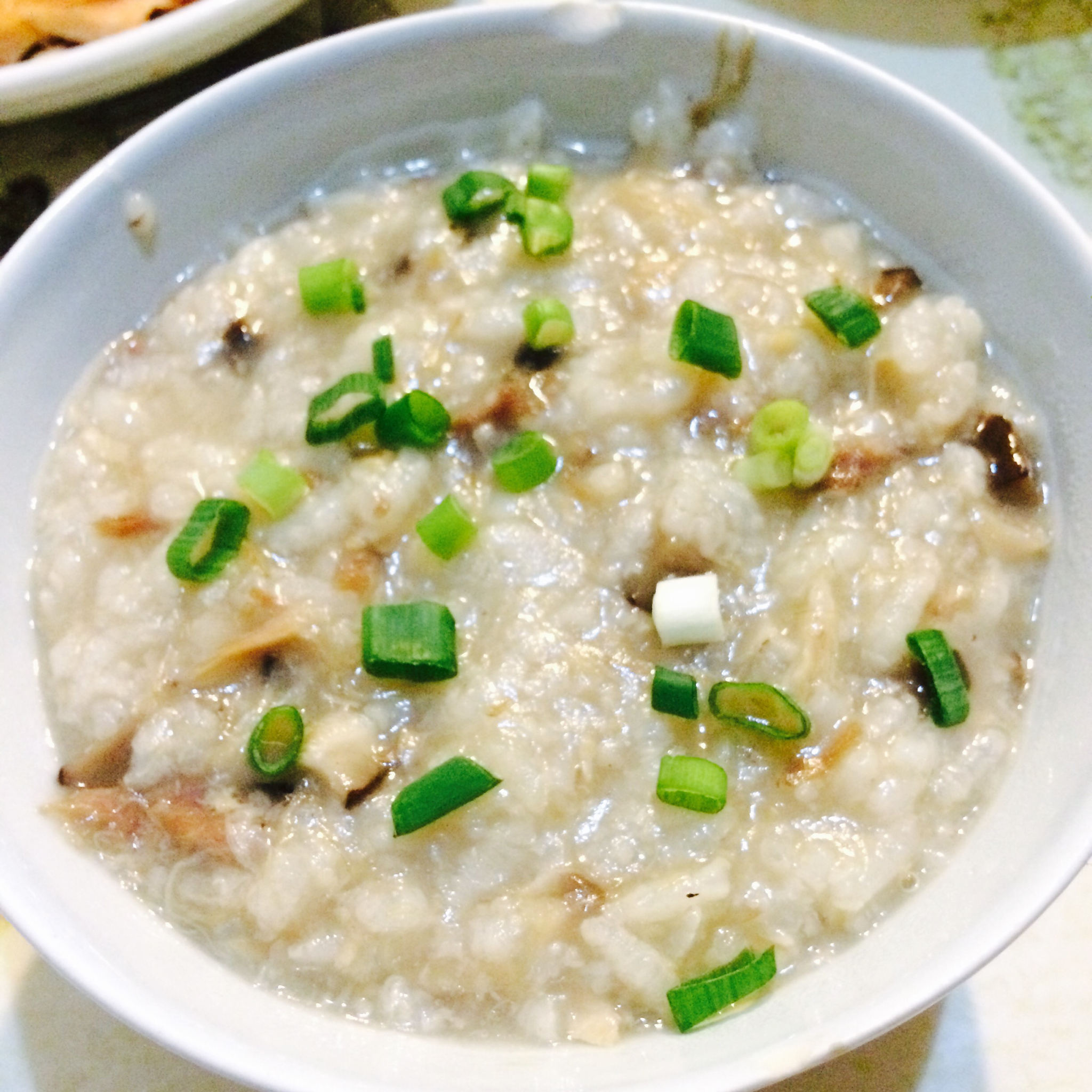 香菇鸡肉粥
