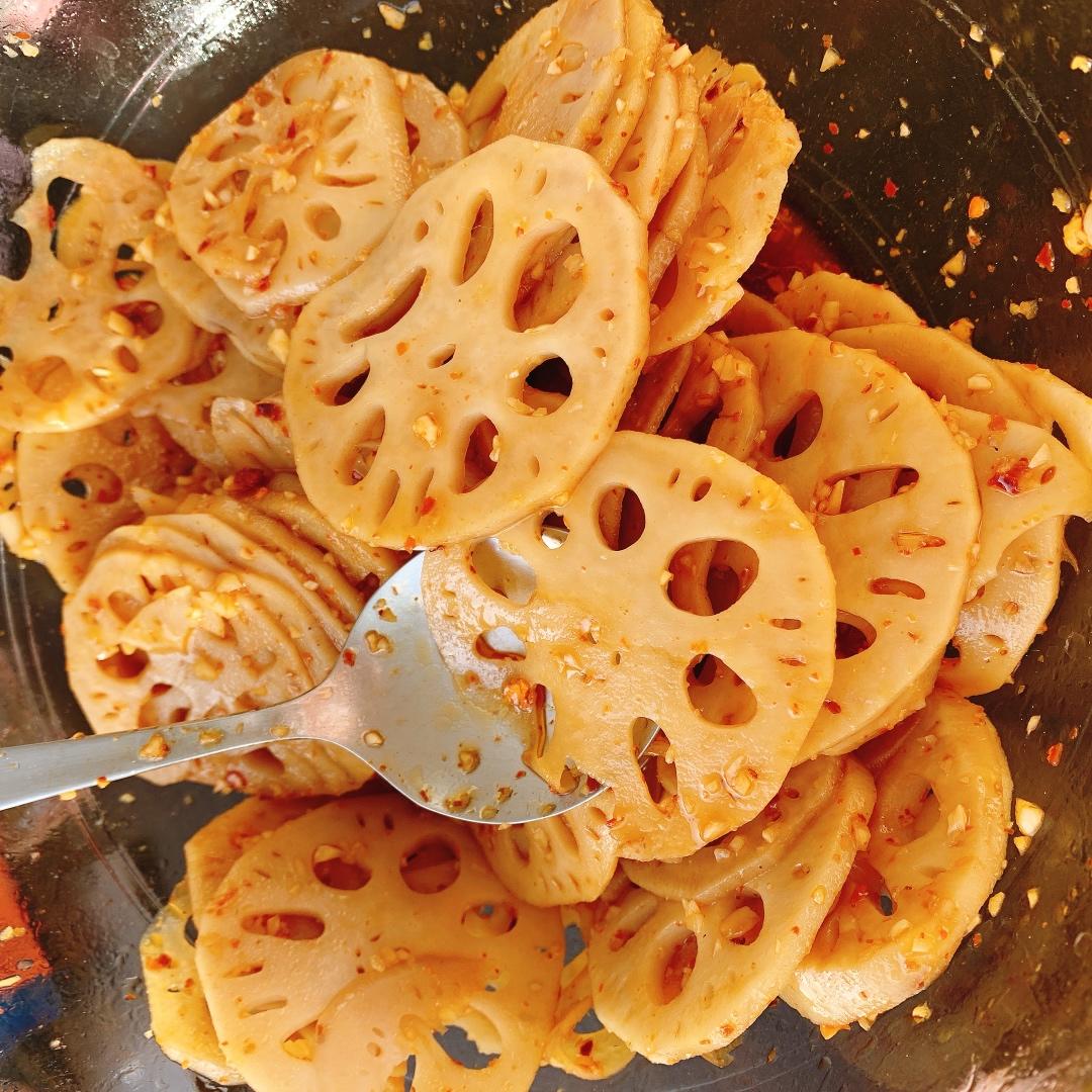 夏天开胃的凉拌藕片