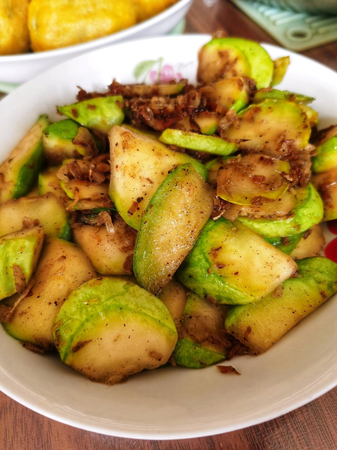 虾皮清炒西葫芦