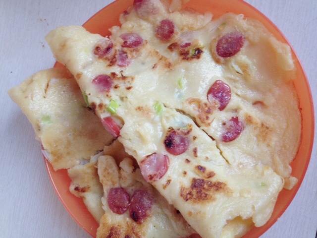 葱花鸡蛋饼