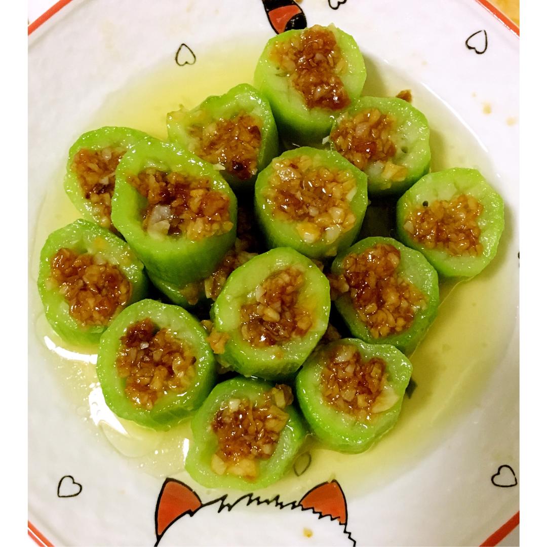 蒜蓉蒸丝瓜