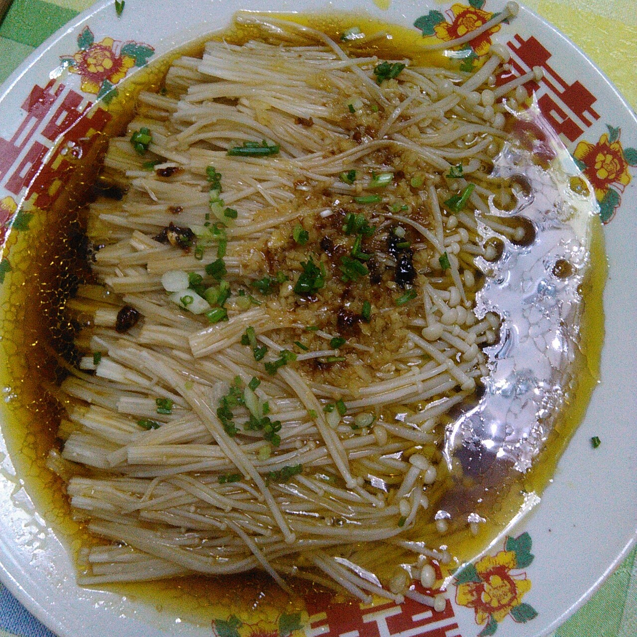 蒜蓉蒸金针菇
