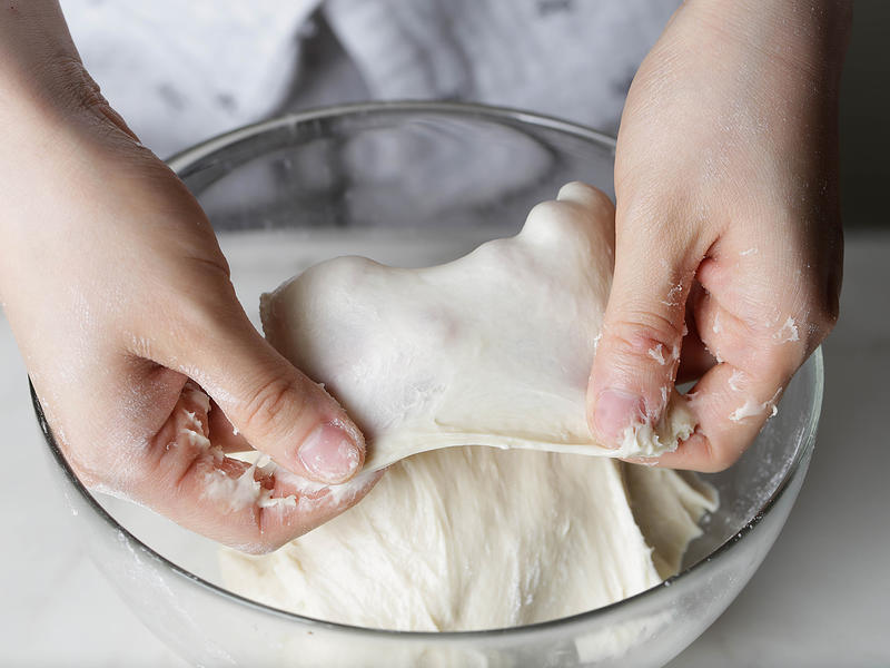 纯奶手撕吐司的做法 步骤1