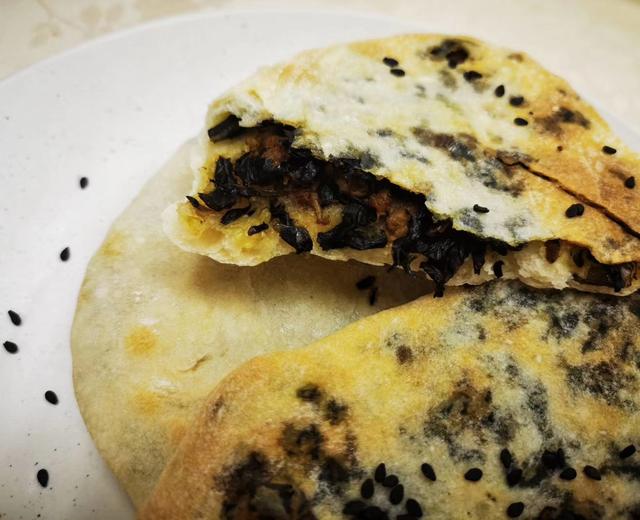 简易梅干菜饼—的做法