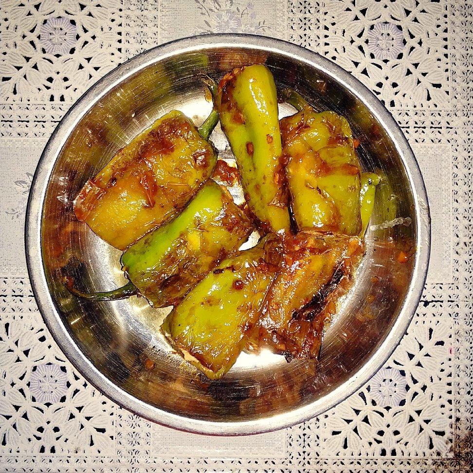 虎皮尖椒酿肉