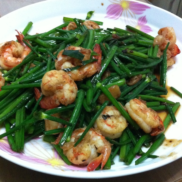 虾干炒韭菜花的全部作品