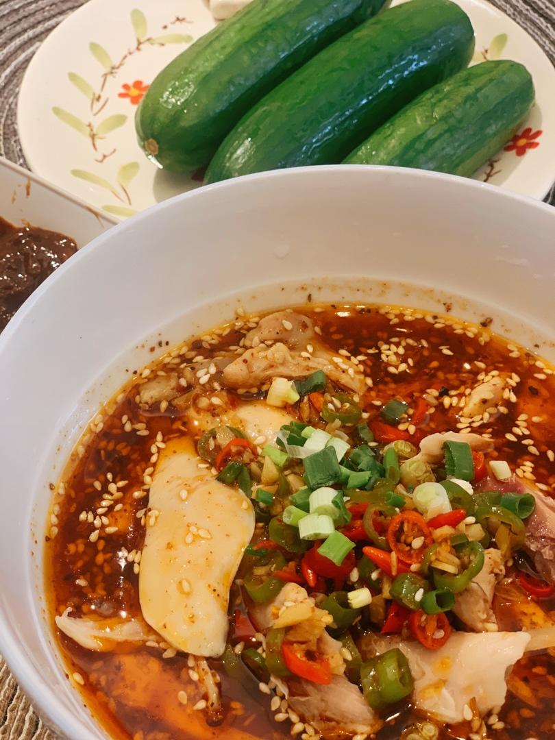 真的是比饭店还好吃的口水鸡