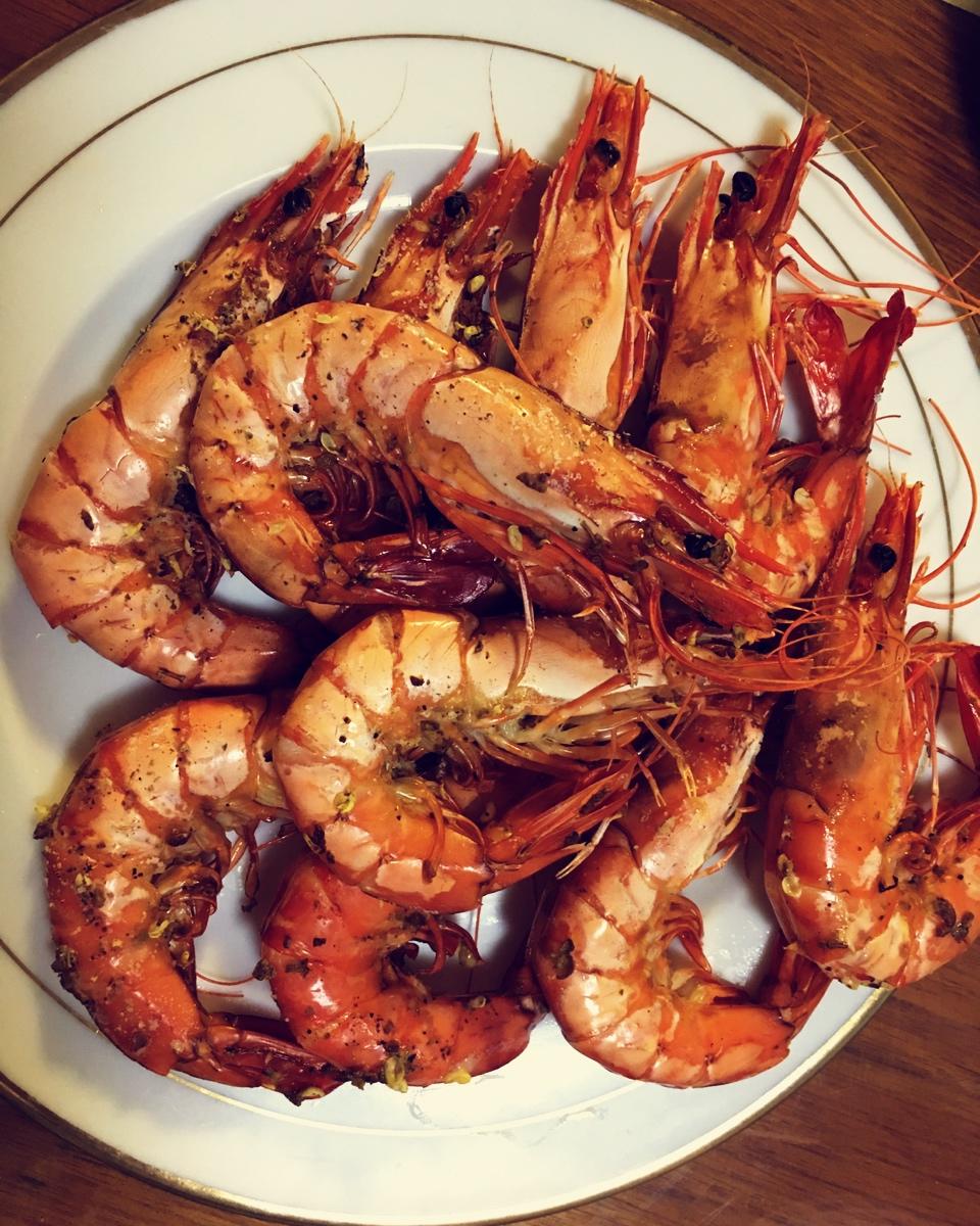 串烤黑虎虾