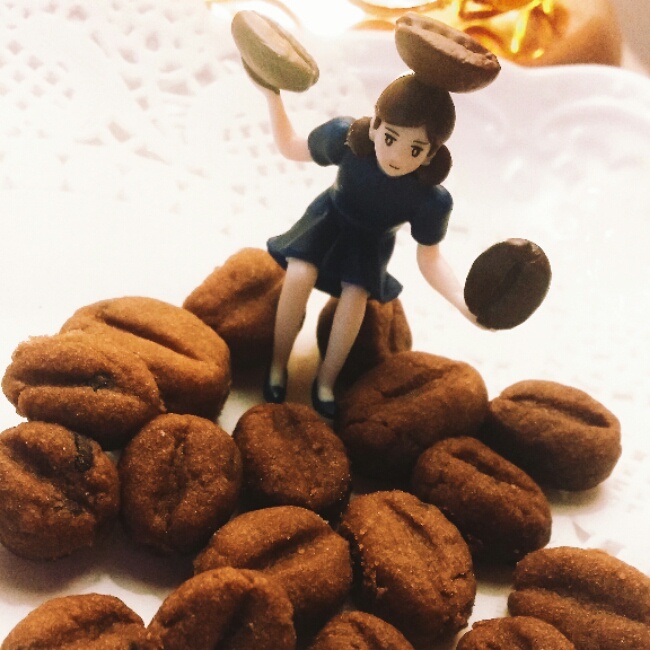 咖啡豆豆饼干