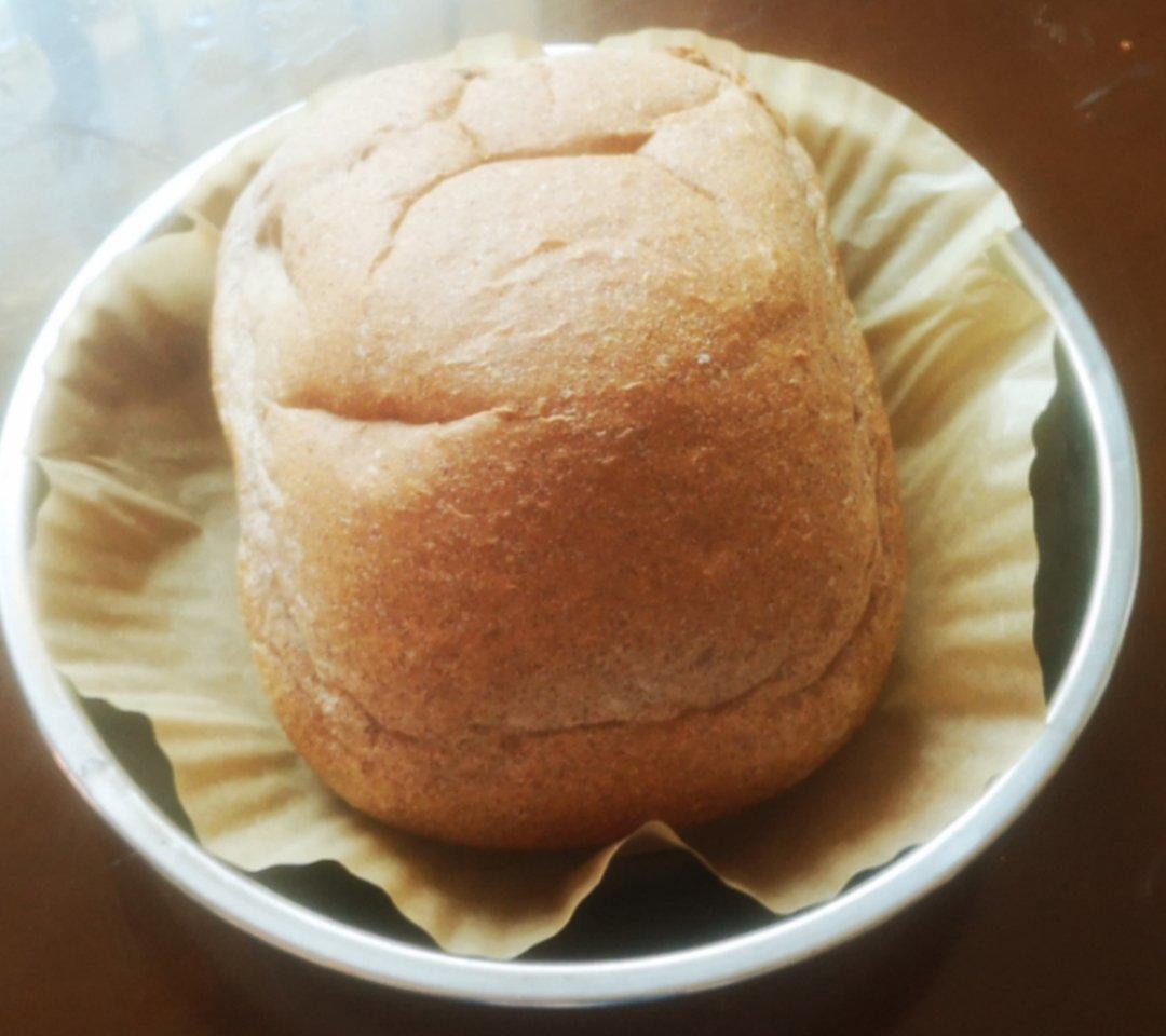 基础全麦吐司（面包机版）丨健康·烘焙