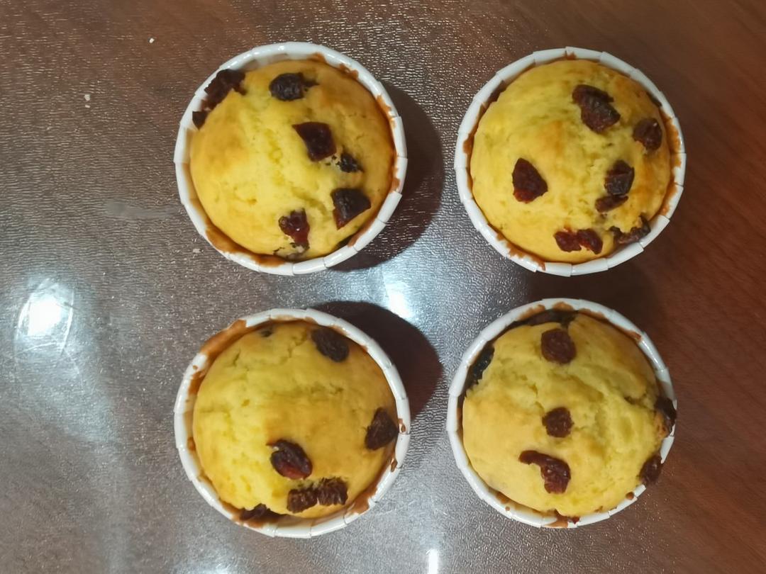 少女心的香蕉蔓越莓玛芬