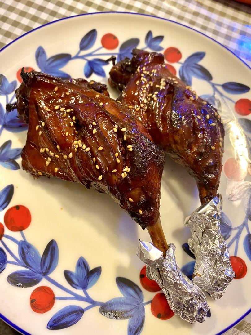 蜜汁烤鸭腿【附带淘米水去腥】