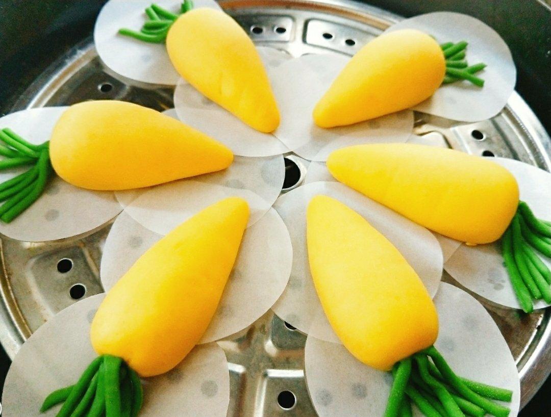 仿真胡萝卜小馒头