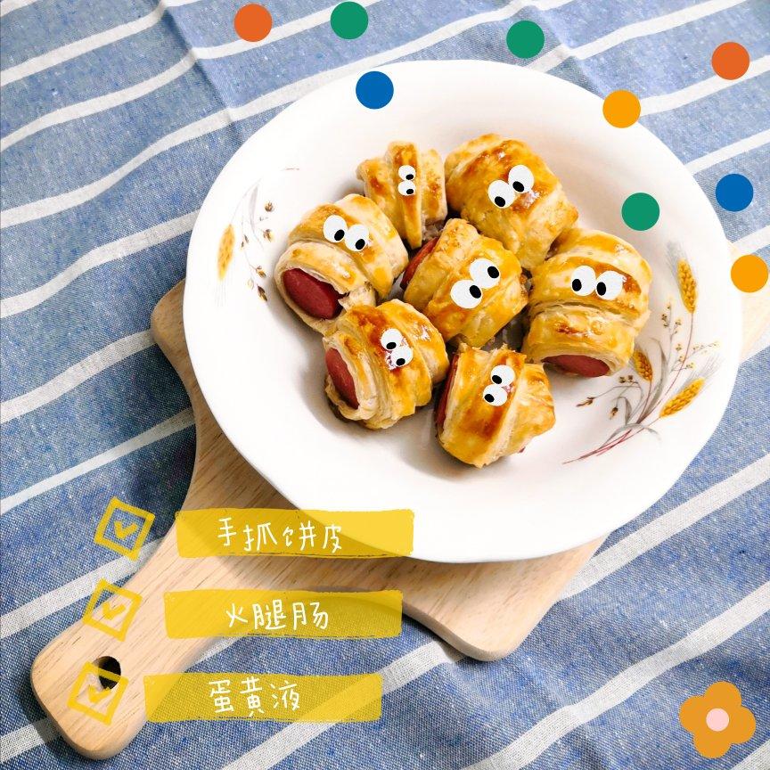 香肠可颂🥐（手抓饼版）