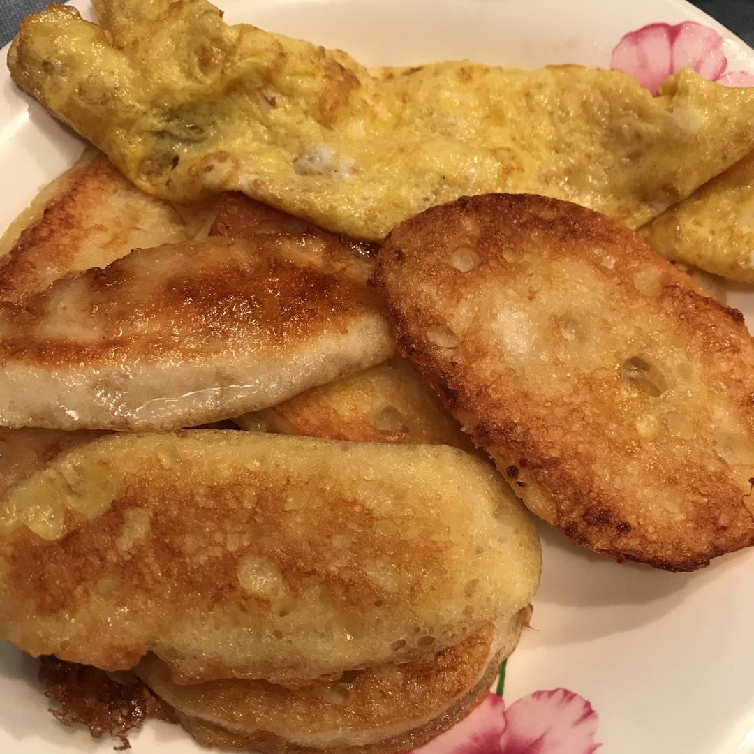 鸡蛋煎馒头片