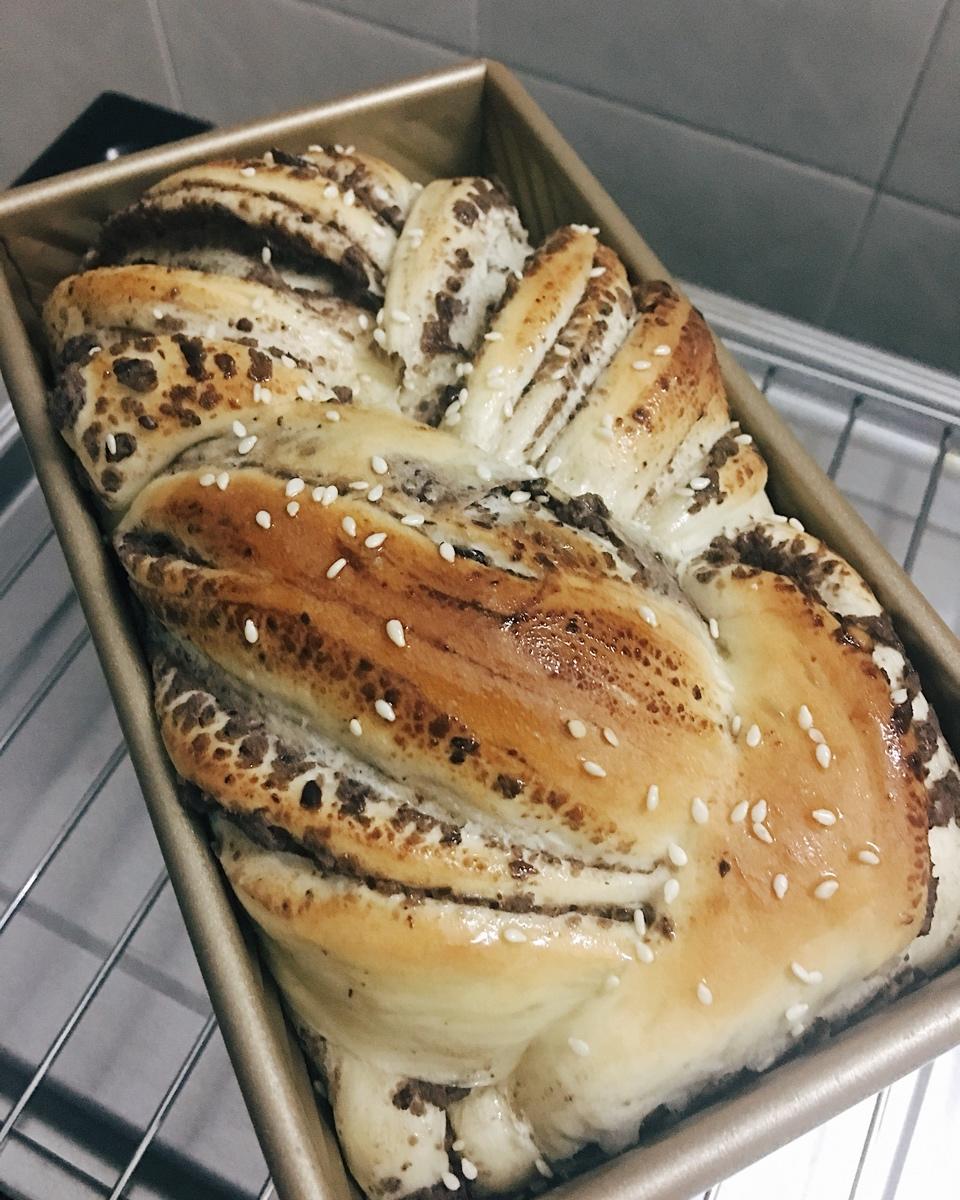 豆沙大理石吐司