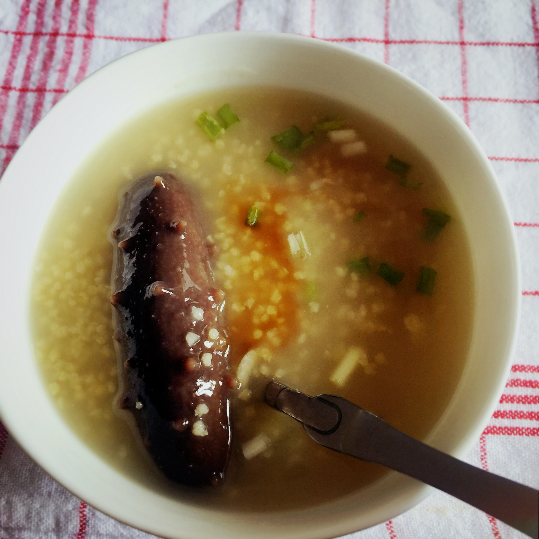 小米海参粥