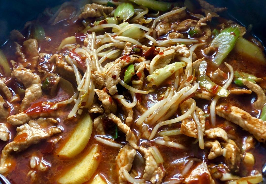 堂妈小厨——水煮肉片