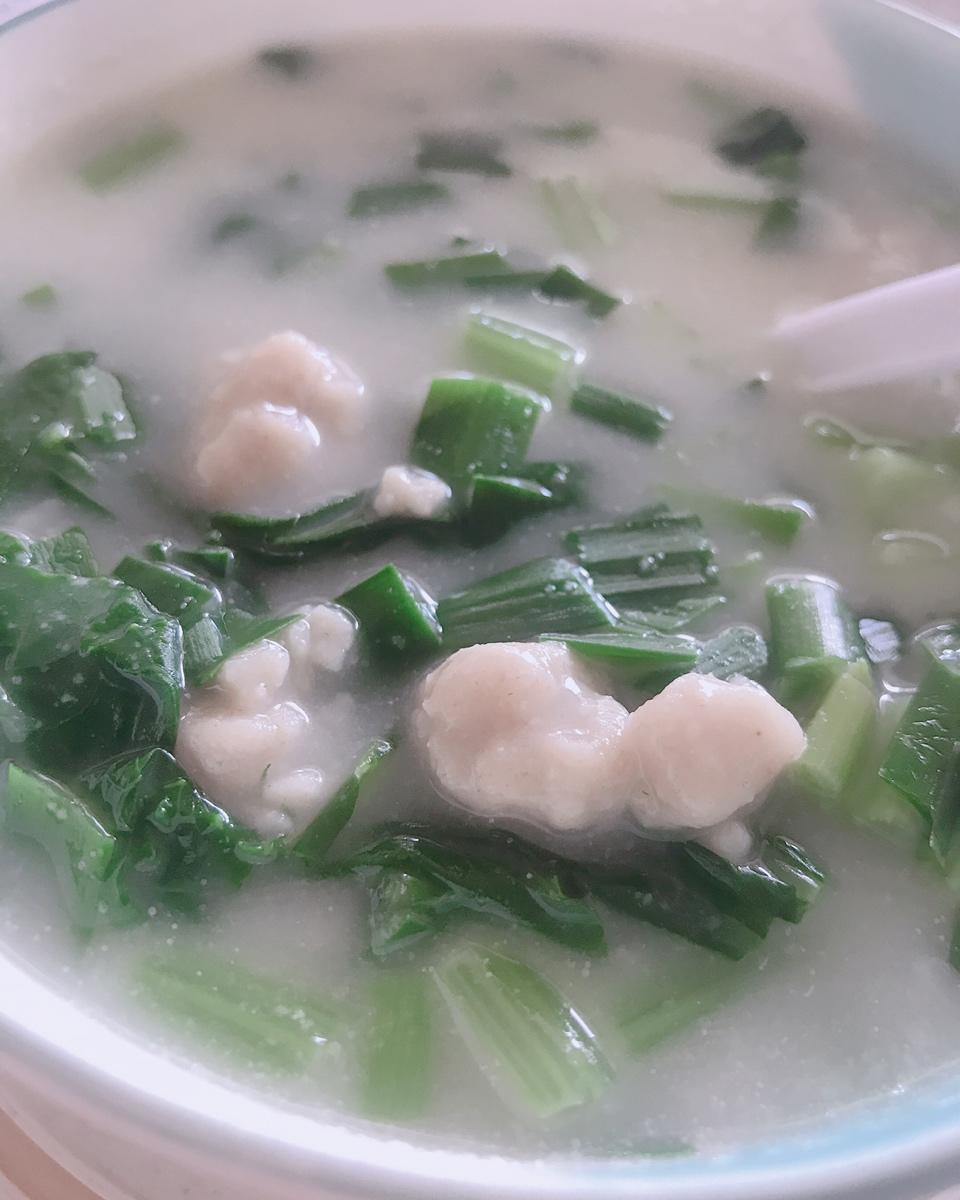 青菜鸡蛋面疙瘩汤