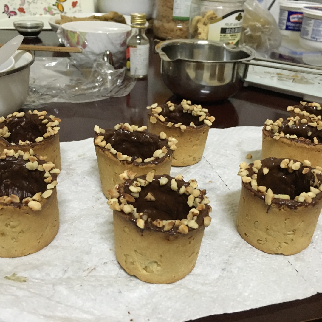 坚果黑巧克力曲奇牛奶杯 Milk-and-Cookie Shots