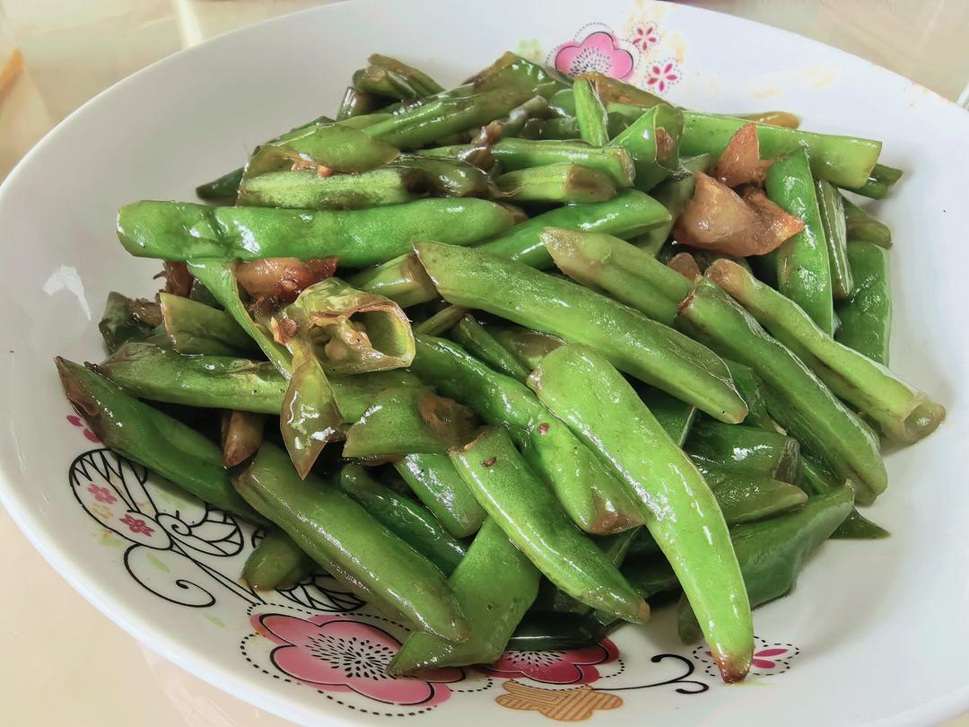 青椒炒四季豆