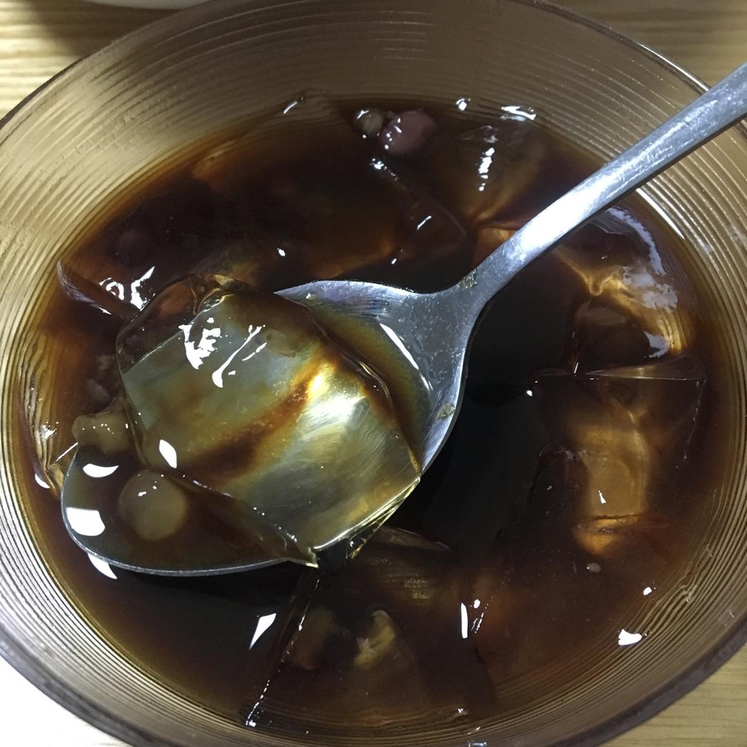 红糖桂花冰粉