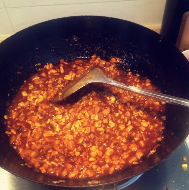 肉香素炸酱面（蛋素，植物五辛素）