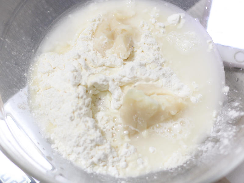 纯奶手撕吐司的做法 步骤1