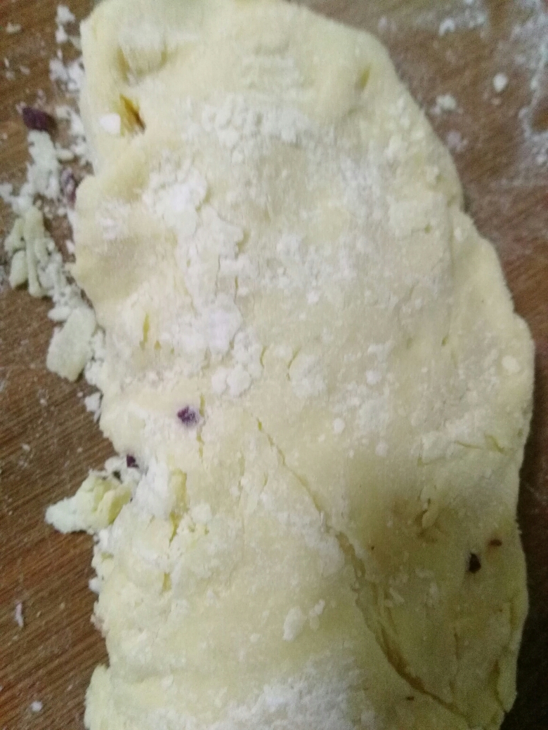 紫薯红枣司康（奶香味）-无糖的做法 步骤9