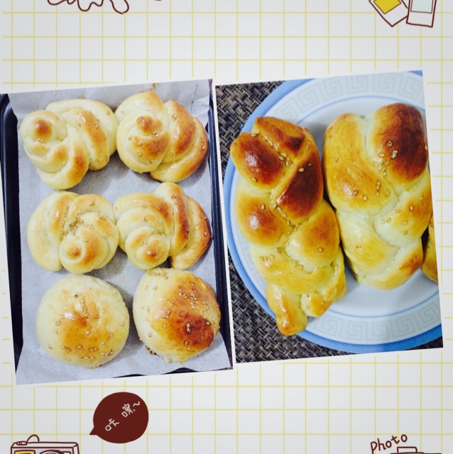 大人小孩都爱不释口的【蜂蜜牛奶小餐包】