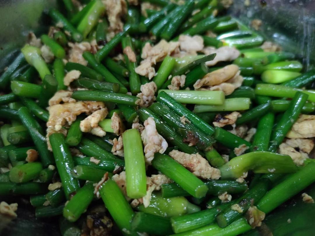 蒜薹炒鸡蛋