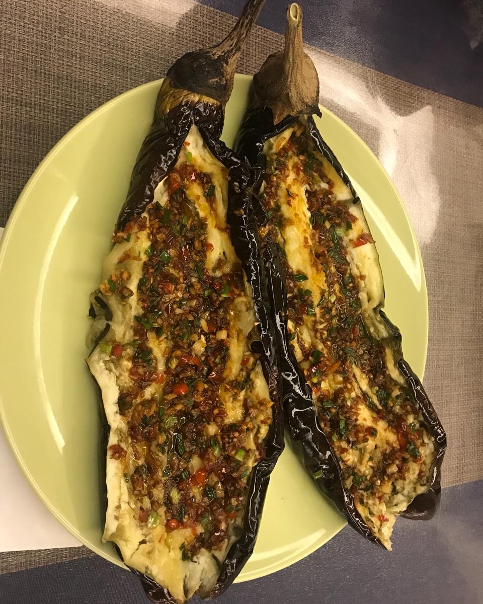 yayauoo做的烤茄子(烤箱版)