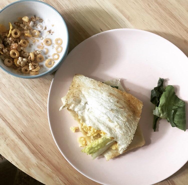 网红EGG DROP芝士厚蛋烧三明治 🥪『平底锅美食』