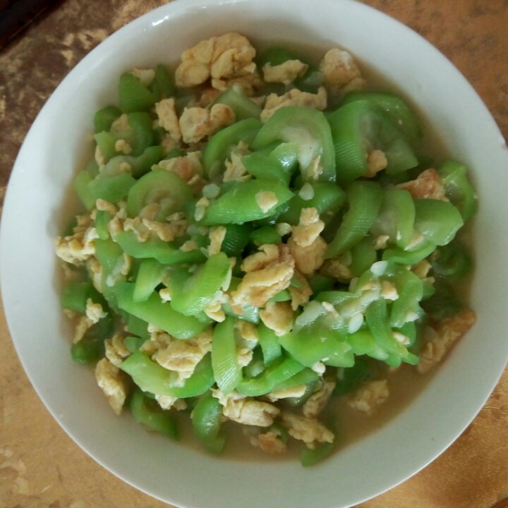 丝瓜炒蛋