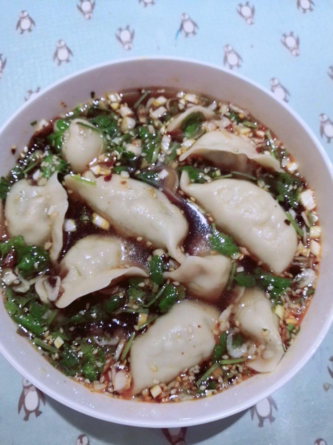 海绵大宝宝做的陕西【酸汤水饺】