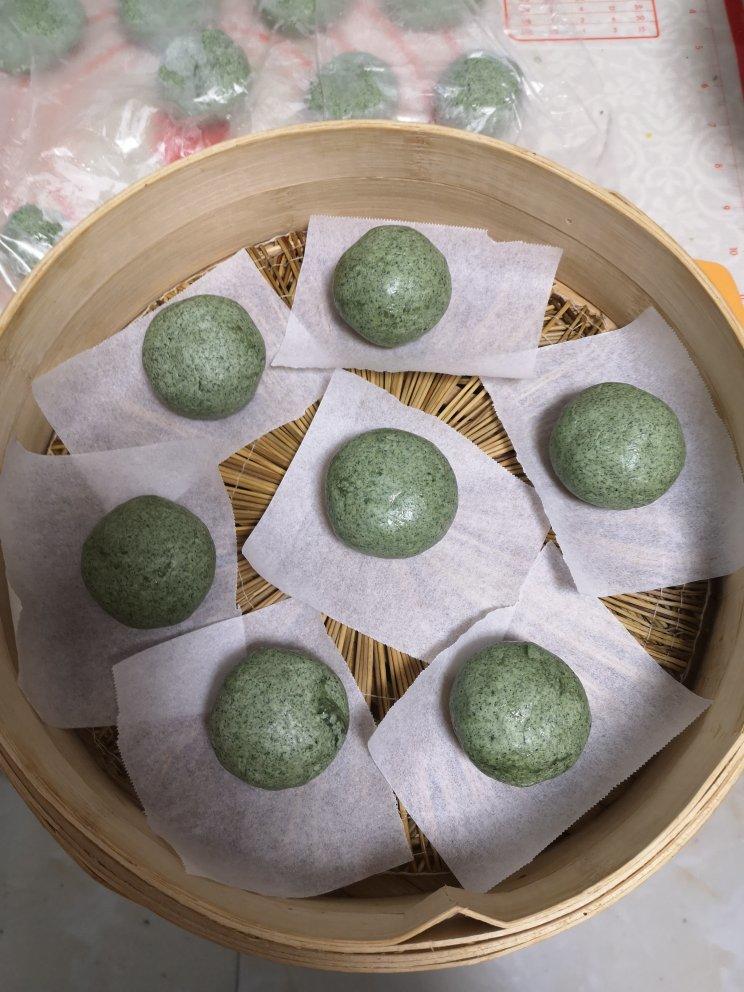 《Tinrry+》咸蛋黄肉松青团+红豆沙青团