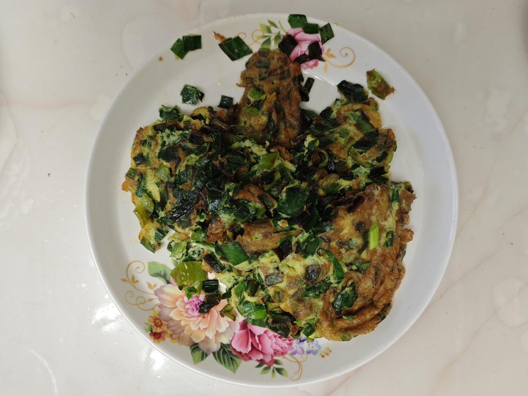 韭菜煎鸡蛋