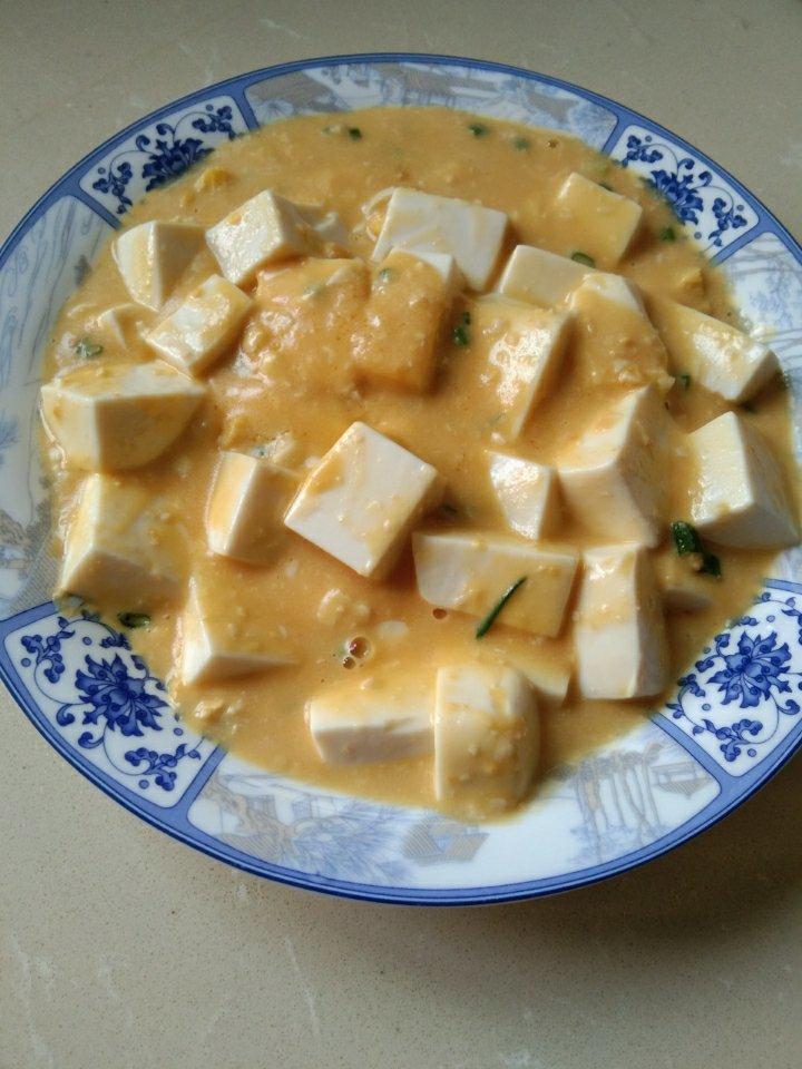 咸蛋黄豆腐